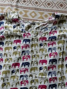 Elephant Print Top For GenZ