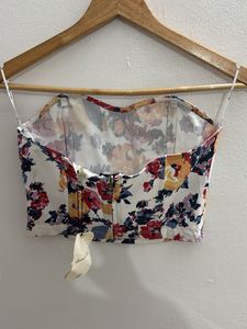 Floral Corset Top