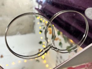 Silver Hoop Earrings
