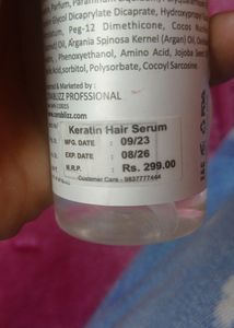 Cerablizz Shampoo, Hair mask , Serum