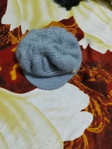 Cute Blue Knit Cap