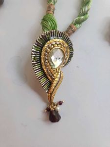 Pendent And Earings With Dori.