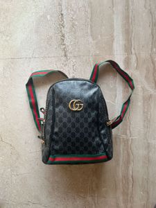 Gucci designer backpack with  log