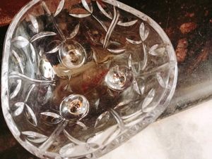 4 Crystal Bowls