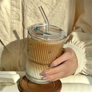 Ribbed Glass Tumbler