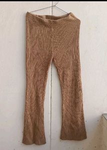 Ribbed Knit Flare Pants