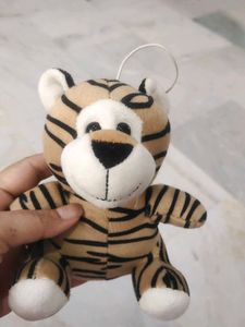 Cute Tiger Plush Keychain