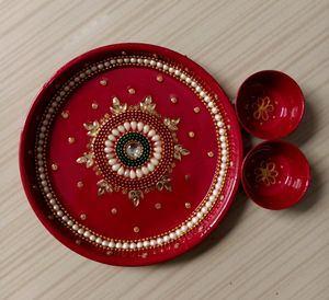 💫Handmade Stainless Steel Pooja Thali Set