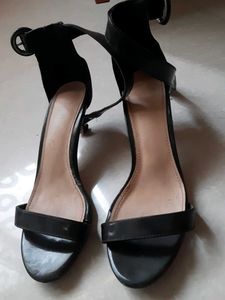 Black Heeled Sandals