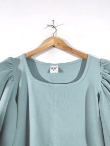 Light Teal Blue Top