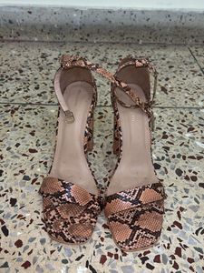 Cheetah Print Block Heel