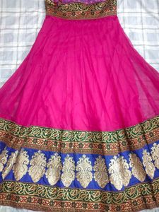 Elegant Pink Anarkali Suit