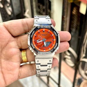 G Shock Watch With Tin Box