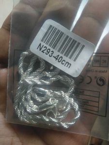 925 sterling Silver filled Twisted Chain for men o