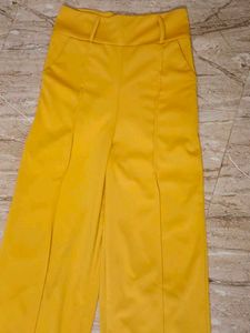 Mustard Wide Leg Trousers