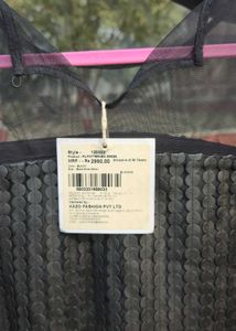 KAZO Women Black Mesh Bodycon Dress