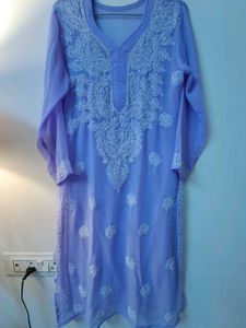 Chikankari Work Kurti