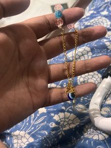 Evil Eye Beaded chain Bracelet
