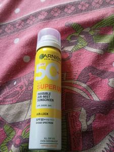Garnier invisible air mist sunscreen