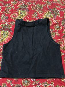 Black Osaka Graphic Tank Top (M)