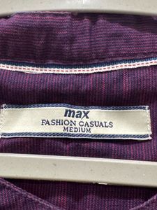 Stylish Purple Cotton Kurta