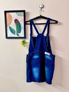 Cute Denim Dungaree Shorts