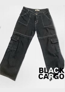 Black Cargo Pants