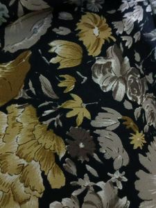 Black Floral Print Salwar Suit Dupatta