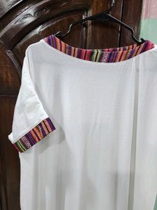 Oversized White Maxi Dress Shein