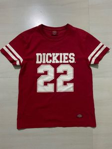 Deep Red Dickies T-shirt