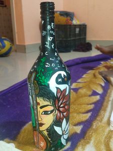 Saraswati Bottel Painting
