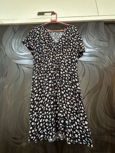 V Neck Aline Dress