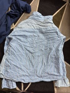 Striped Button-Down Shirt