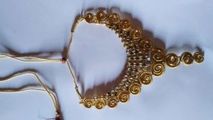 New Spargz Artificial Gold Platetd Synthetic Stone