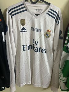 Ronaldo farewell madrid 5th UCL football jersey