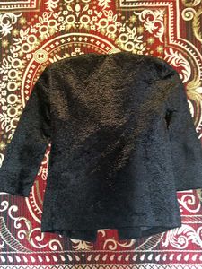 Elegant Black Embellished Jacket