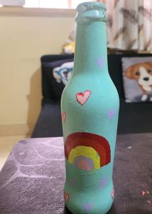 Handpainted Glass Bottles