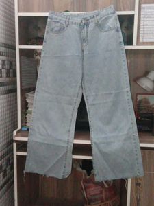 Wide Leg Denim Jeans