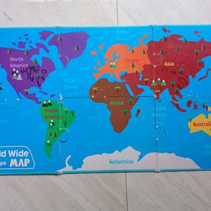 Imagimake World Map Floor Puzzle