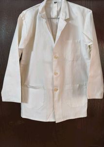 Unisex white  labcoat apron lab-coat for doctor an