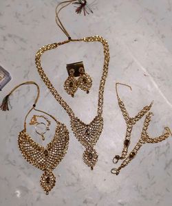 Beautiful ❤️ full Heavy Bridal Jewelry Set