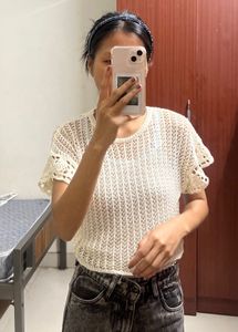 Crochet Knit Top