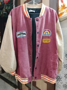 Vintage Corduroy Varsity Jacket