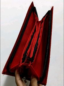 Embroidered Clutch