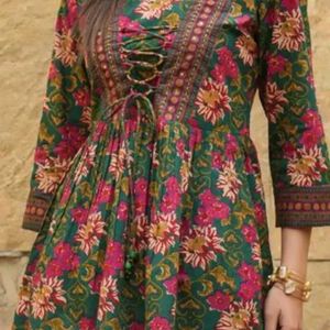 Floral Print Peplum Top