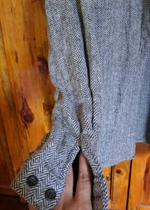 Herringbone Shirt Jacket