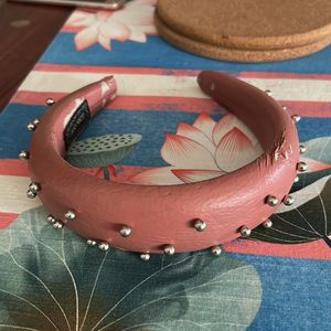 Pink Studded Headband