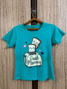 Cute "Good Morning" Graphic T-Shirt 💙💙