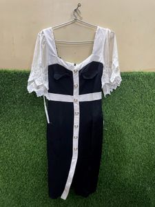 CHANEL EMBELLISHED BODYCON DRESS