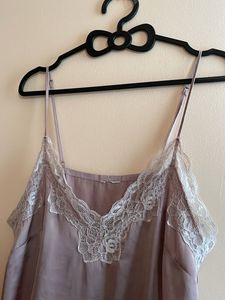 Lace Trim Slip Dress